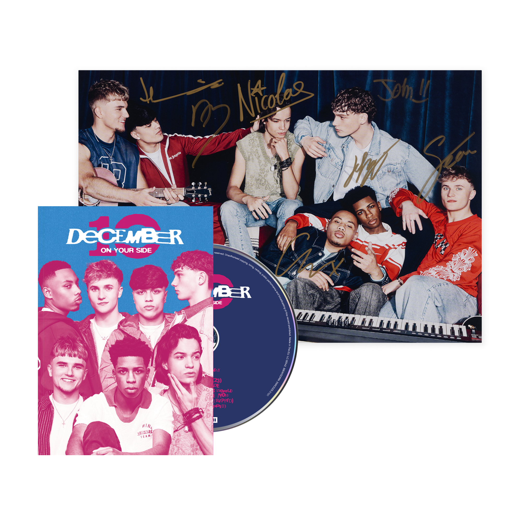 December 10 - On Your Side Tenners Mini Magazine CD With Signed Poster