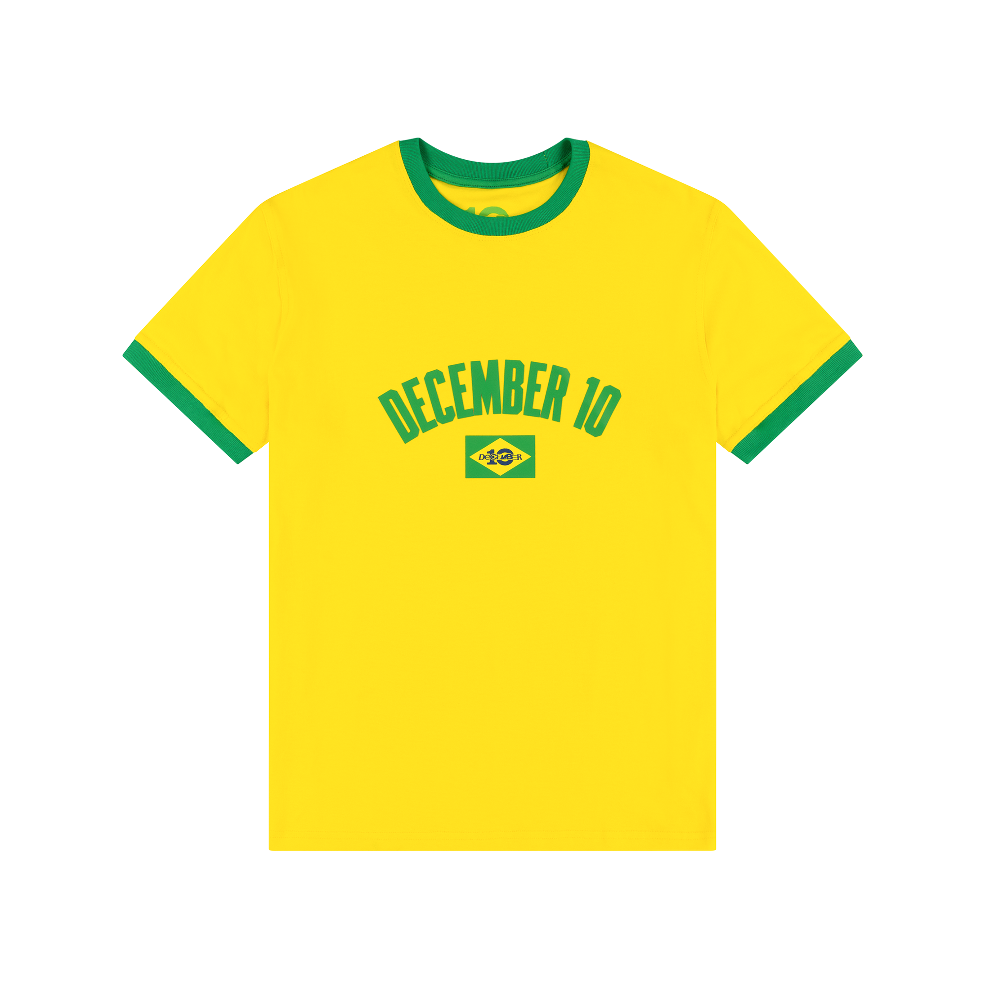 December 10 - December 10 Brazil Ringer T-Shirt