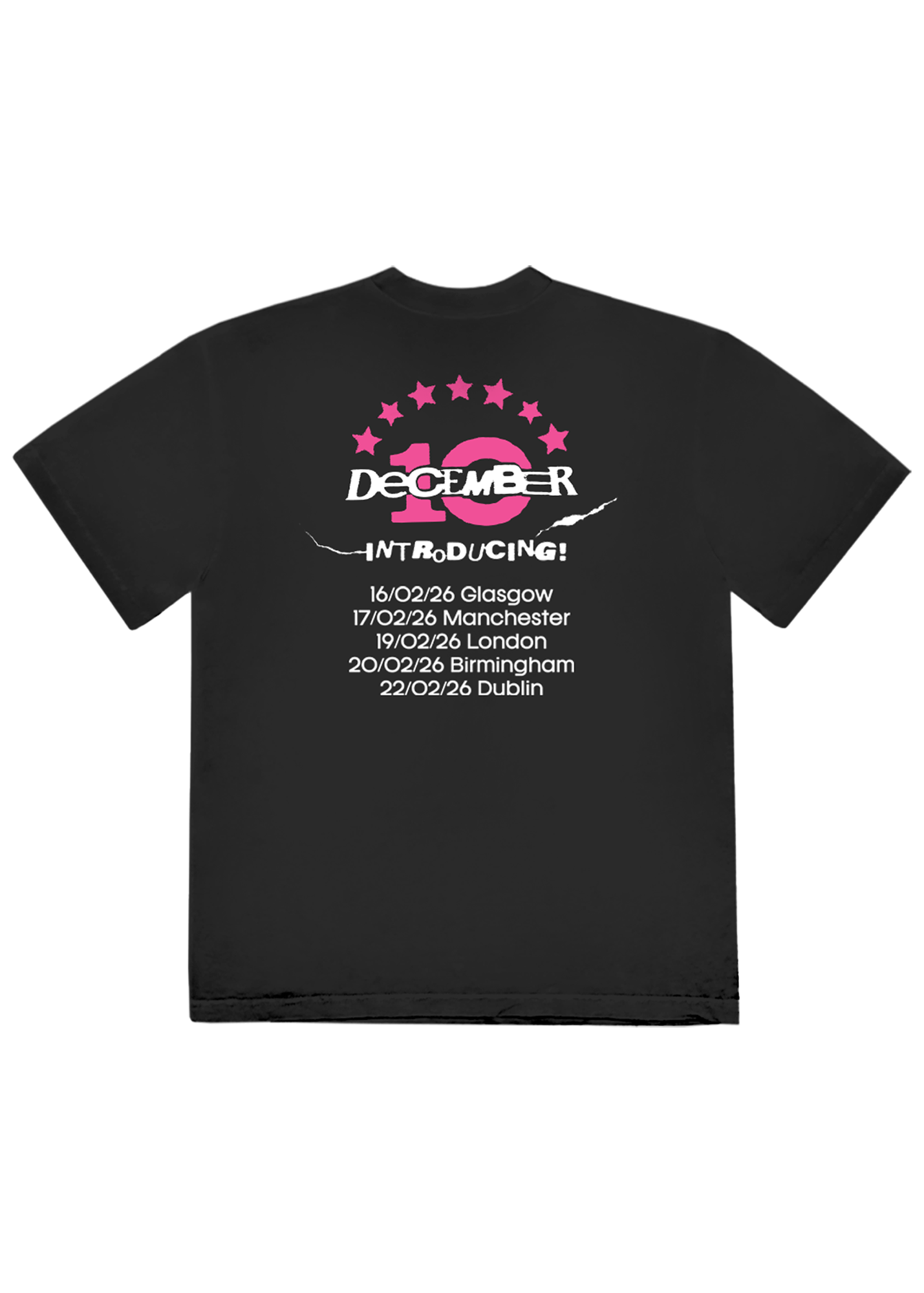 December 10 - December 10 Black Tour T-Shirt