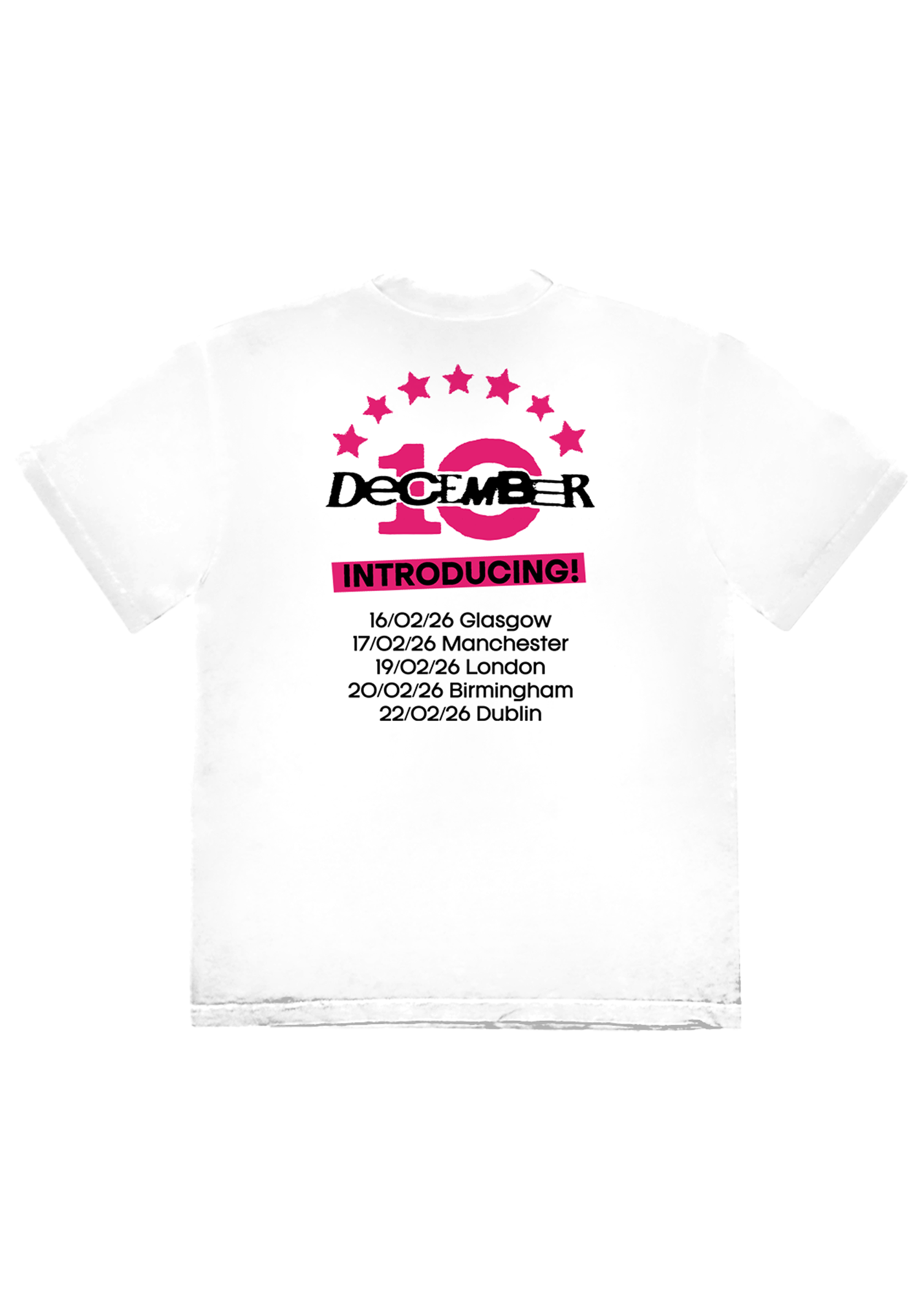 December 10 - December 10 White Tour T-Shirt