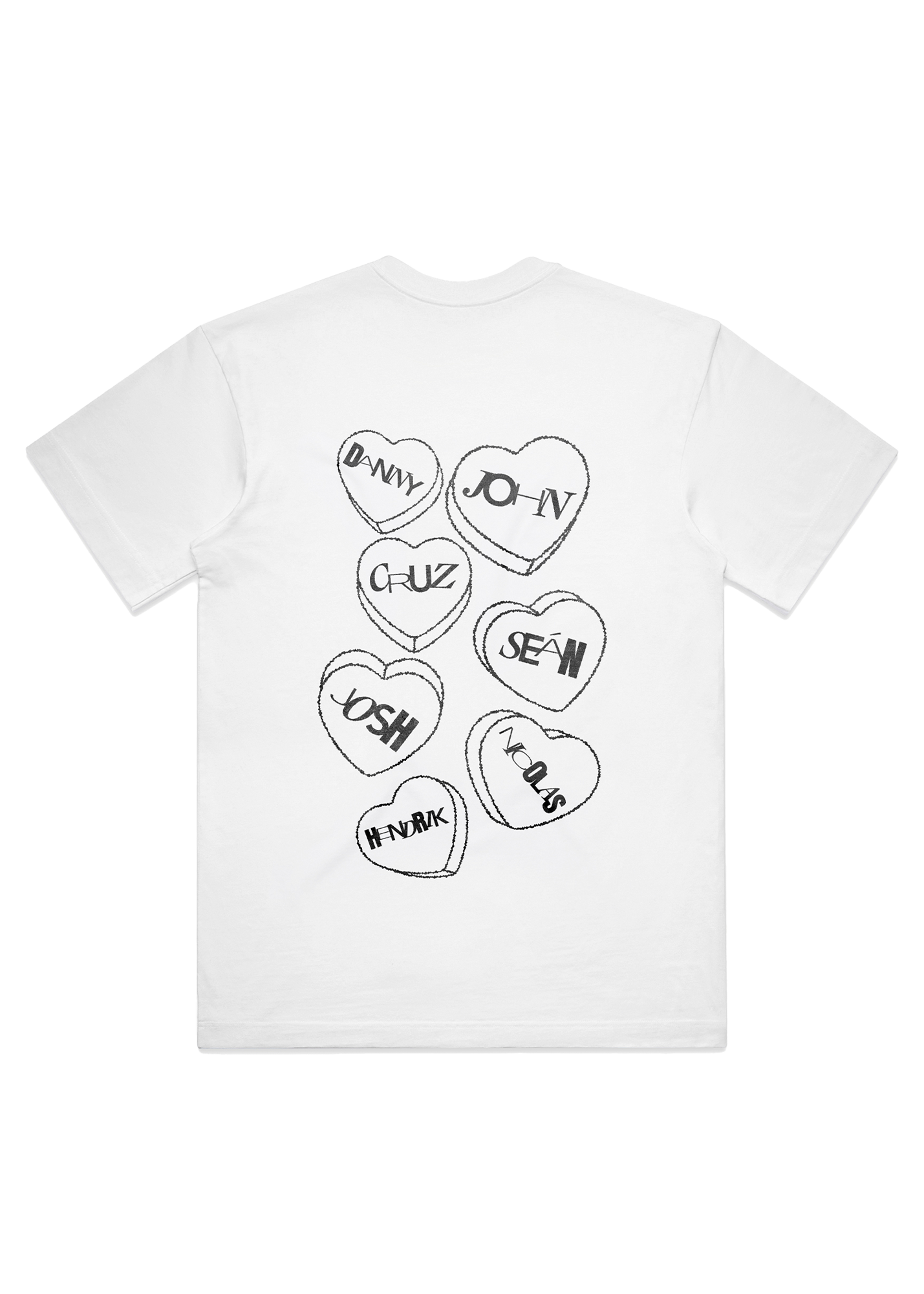 December 10 - Exclusive White Heart T-Shirt