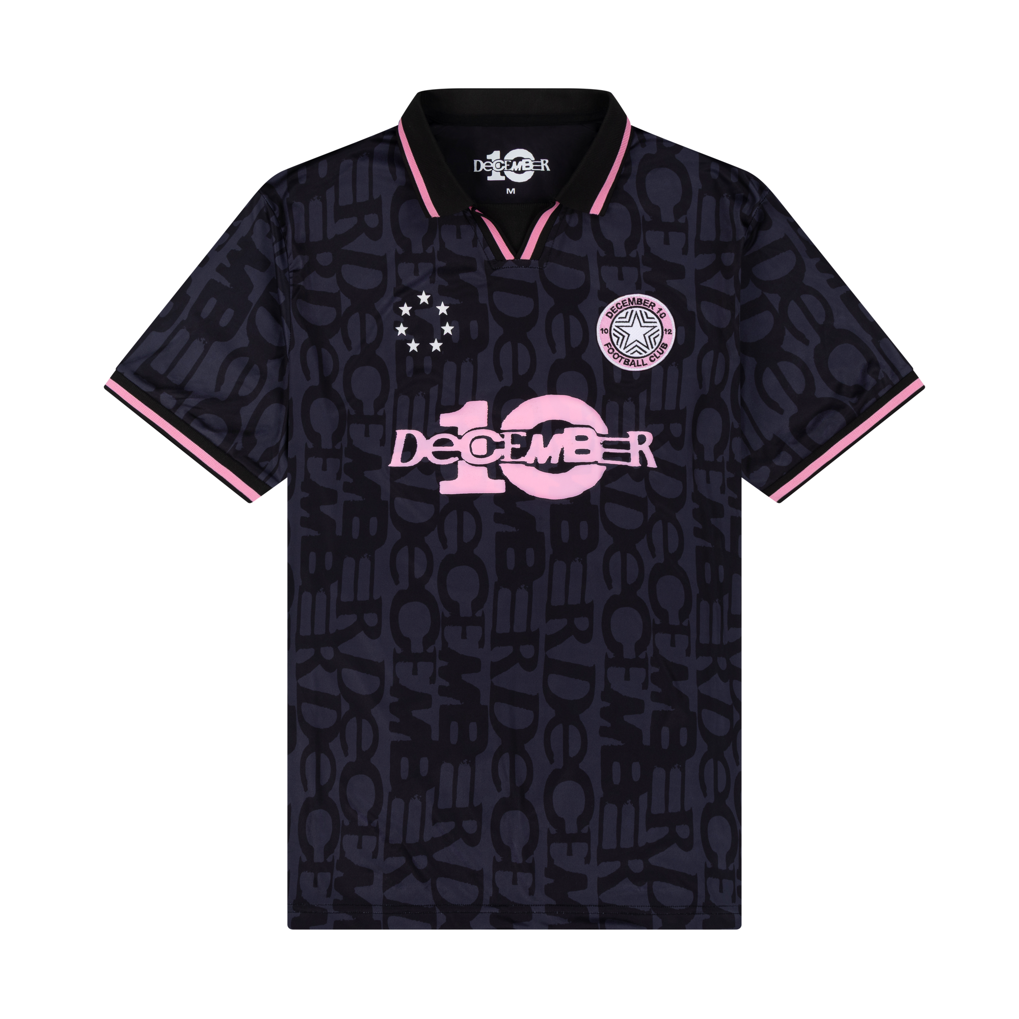 December 10 - December 10 Black Football Shirt
