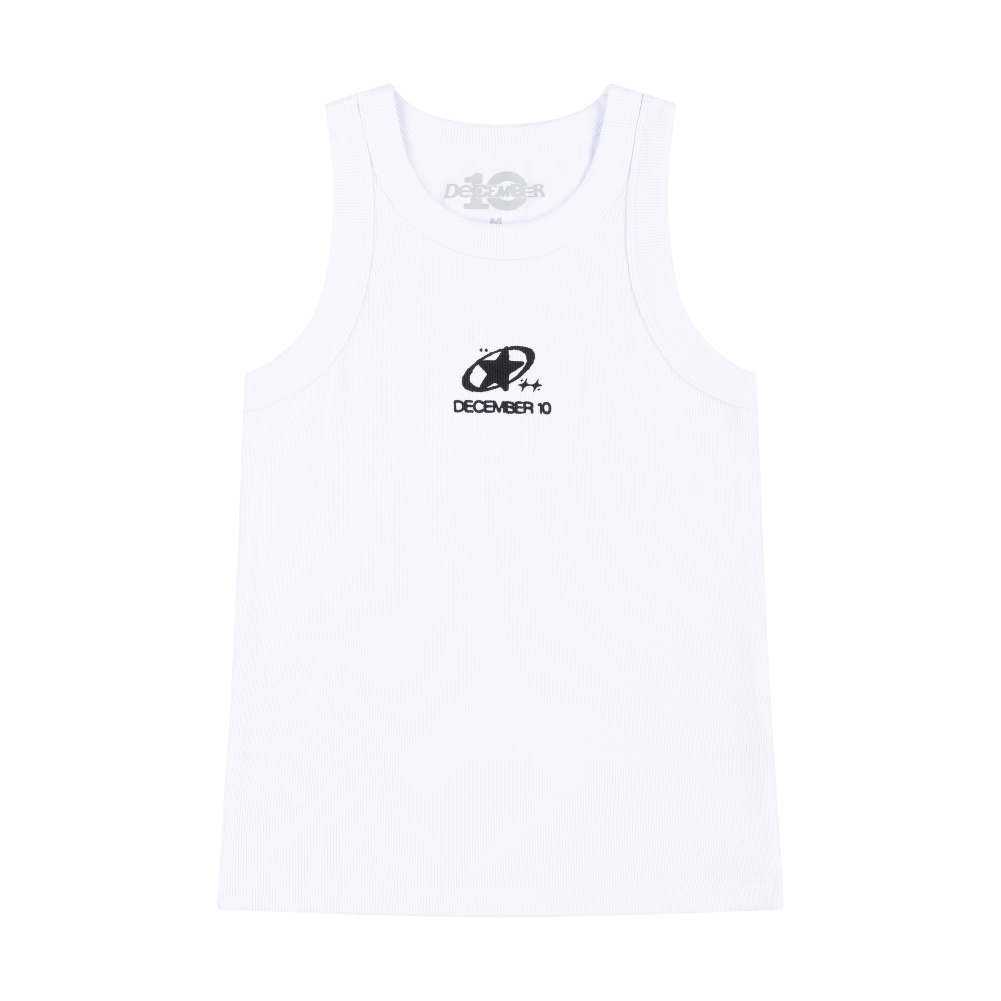 December 10 - December 10 White Infinity Vest Top
