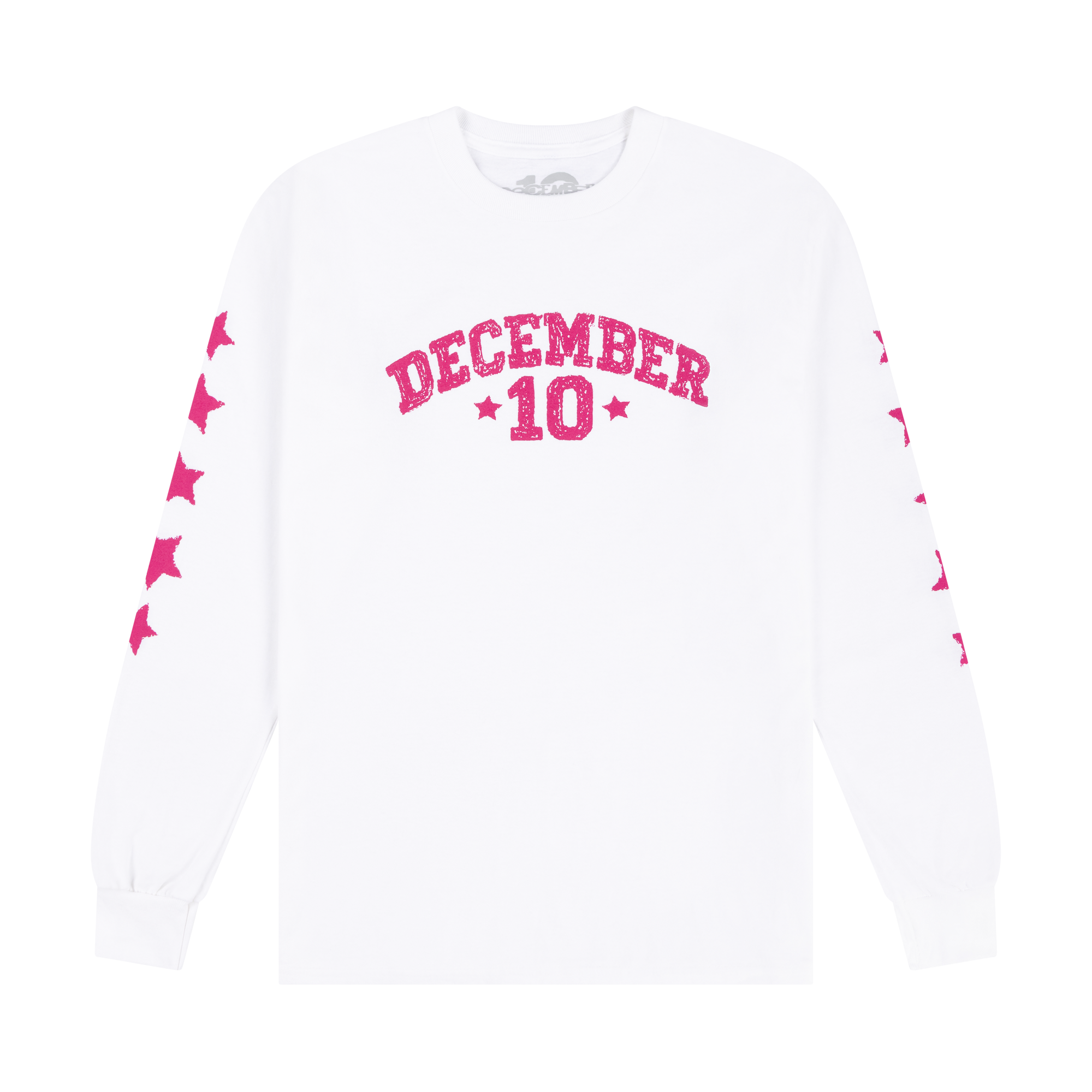 December 10 - December 10 Long Sleeve Star T-Shirt