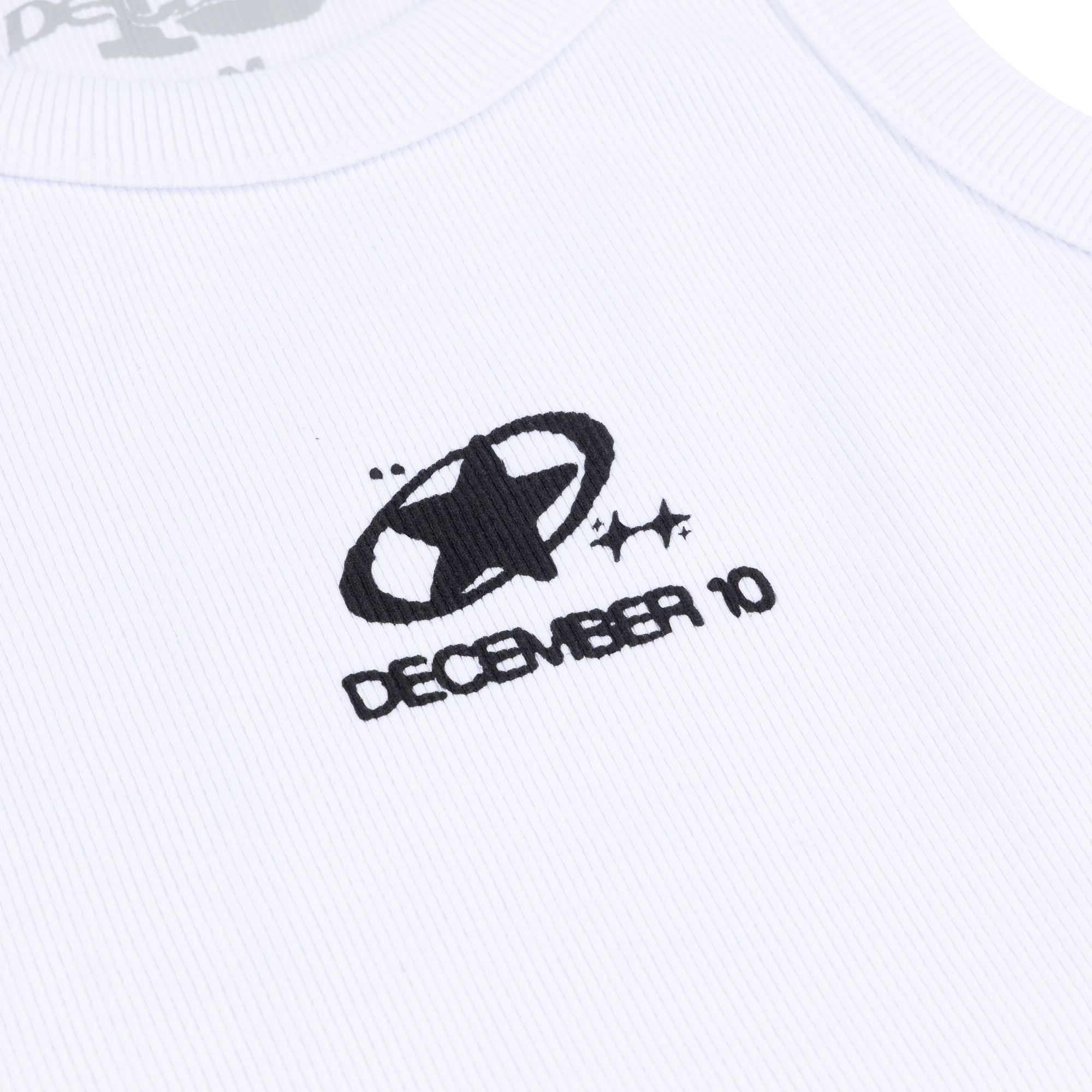 December 10 - December 10 White Infinity Vest Top