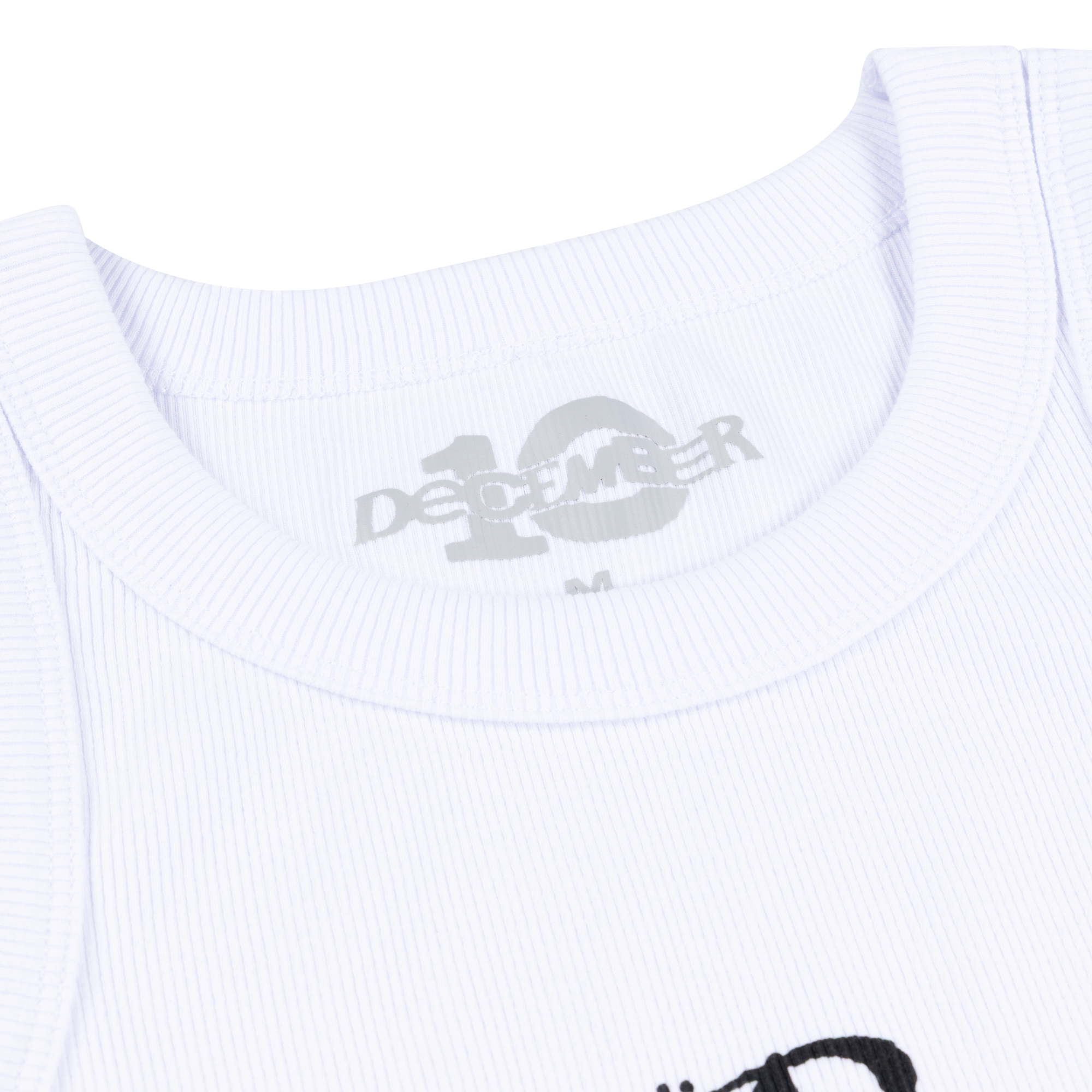 December 10 - December 10 White Infinity Vest Top