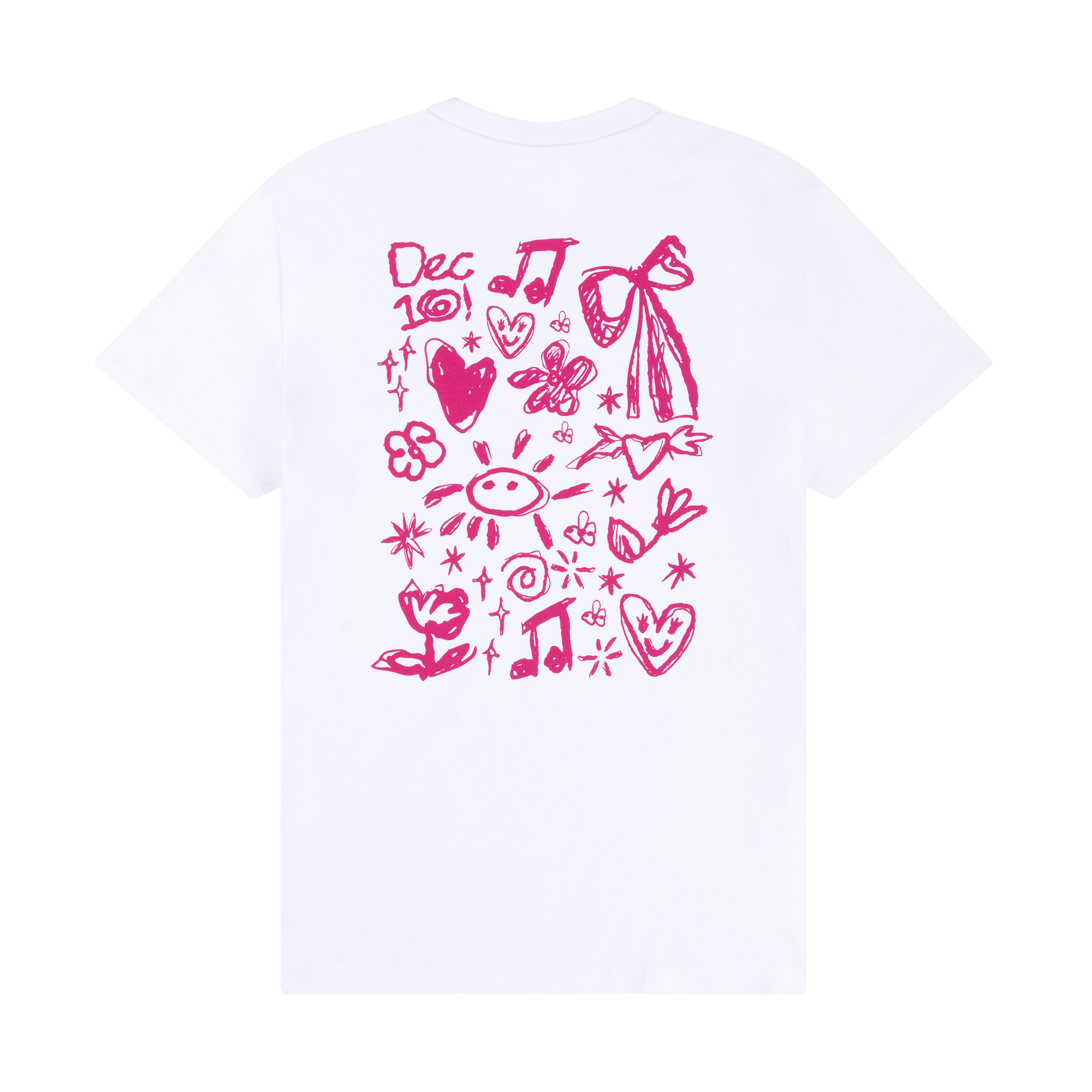 December 10 - December 10 White Doodle T-Shirt