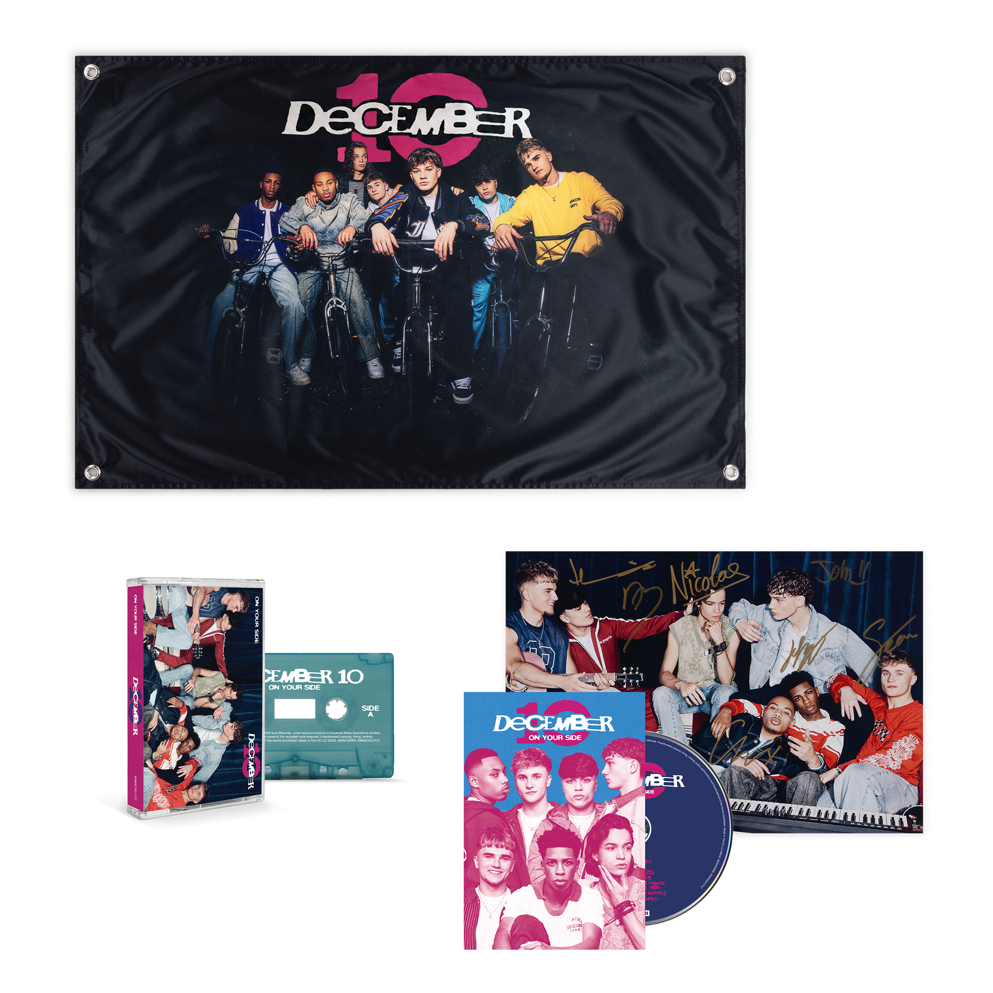 Mini Magazine CD Flag Pack + Signed Poster